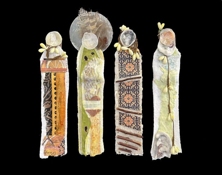 Amy-Vialpando-Spirit-Dolls-Quartet-15x12-mixed-media